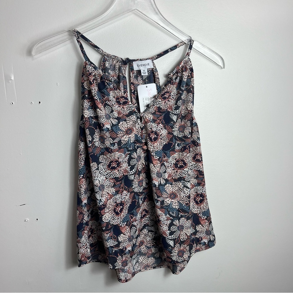 NWT EVEREVE Floral Tank Top size xs 1750